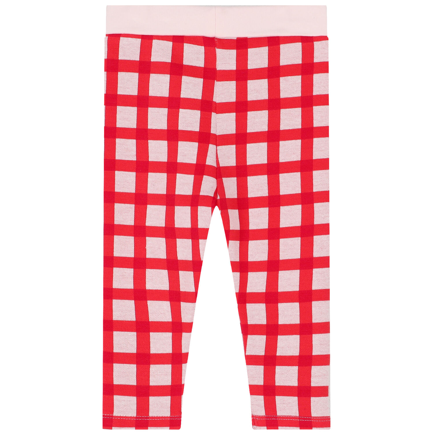 Baby Girls Pink & Red Logo & Animals Leggings Set, 1, hi-res